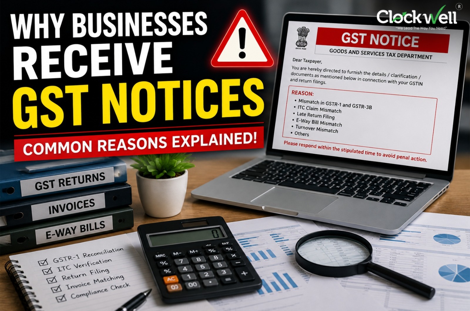 Why Businesses Receive GST Notices